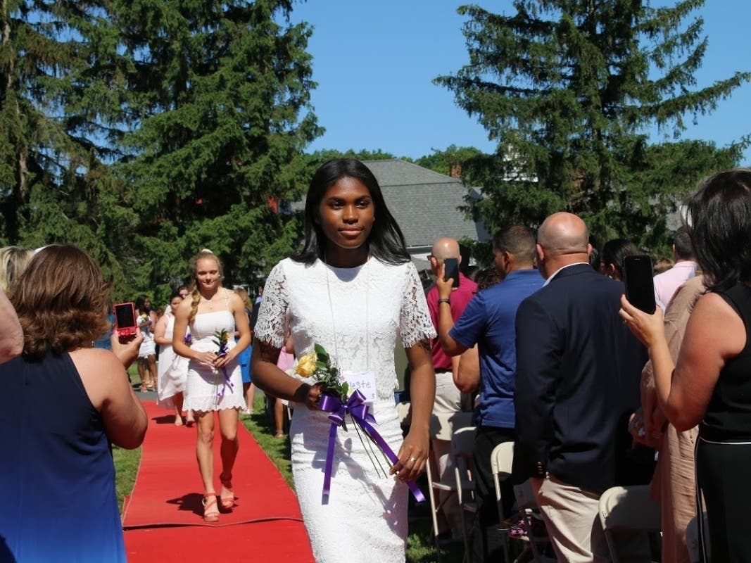 Celeste Davis of Glastonbury graduated from The Ethel Walker School in Simsbury in June 2019.