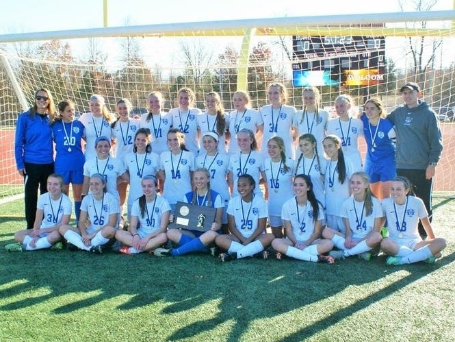 Glastonbury captured its third straight Class LL girls soccer title in 2016.