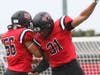 RPI football captains Grant Tragni and John Sadak.