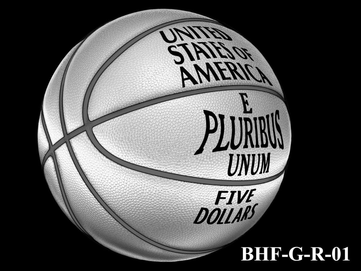 An artist's submission of a proposed design for the common obverse side of the new coins.