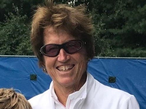 Daniel Hand girls tennis coach Kitty Palmer.