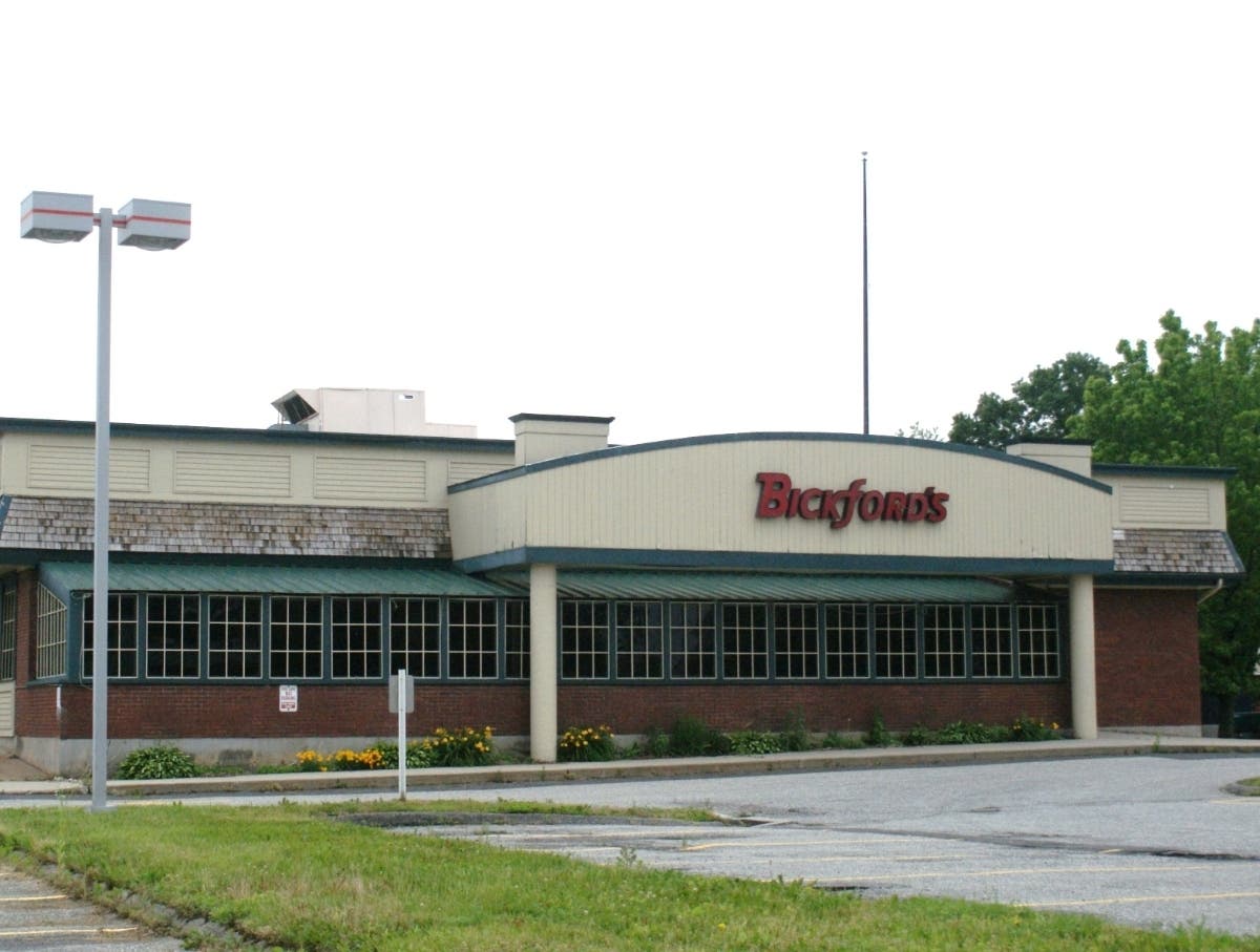 The former Bickford's Family Restaurant at 7 Hazard Ave. in Enfield.
