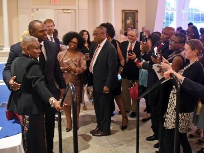 NFL star and future Hall of Famer Dwight Freeney was among the recent Gold Key Award recipients.