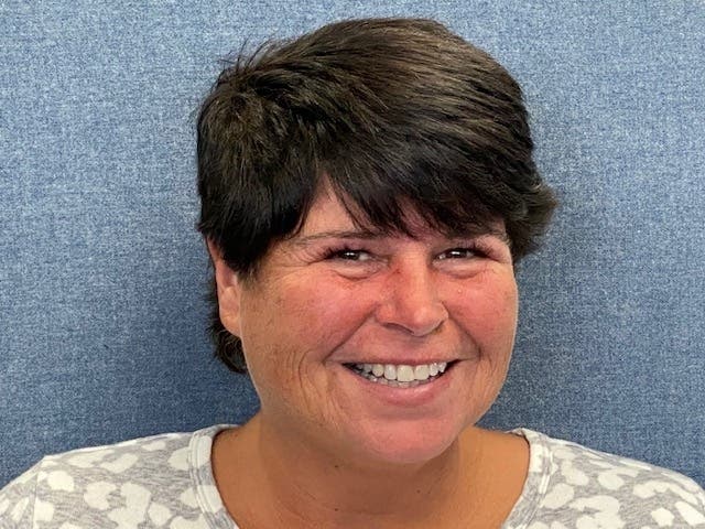 Kelly Fisher, owner of Kelly Construction Services of Enfield.