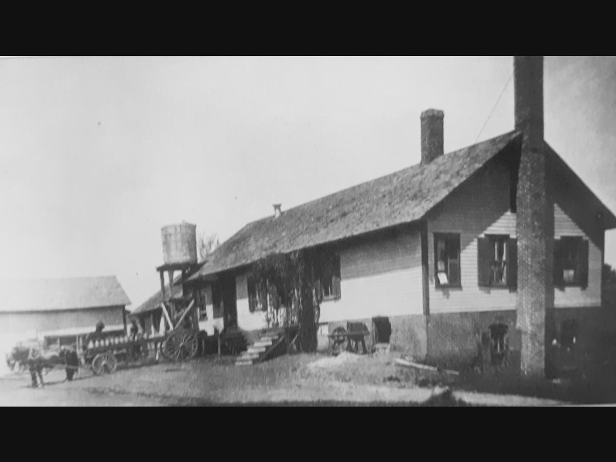 A former business on South Road in Somers, pictured a century ago.