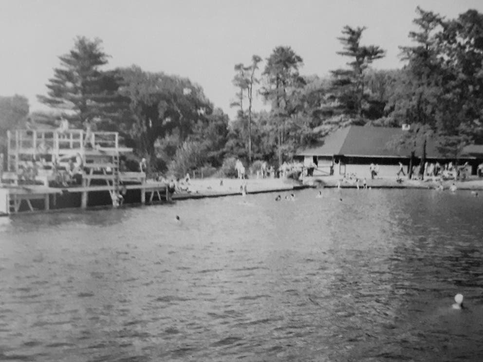 A former pond on Pleasant Valley Road, converted to a pool more than a half century ago.