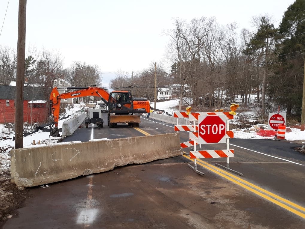 The Turnpike Road bridge over Gillettes Brook has been closed for more than six months due to a culvert replacement project.