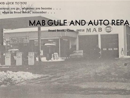 A former gas station and automotive shop in the heart of Broad Brook.