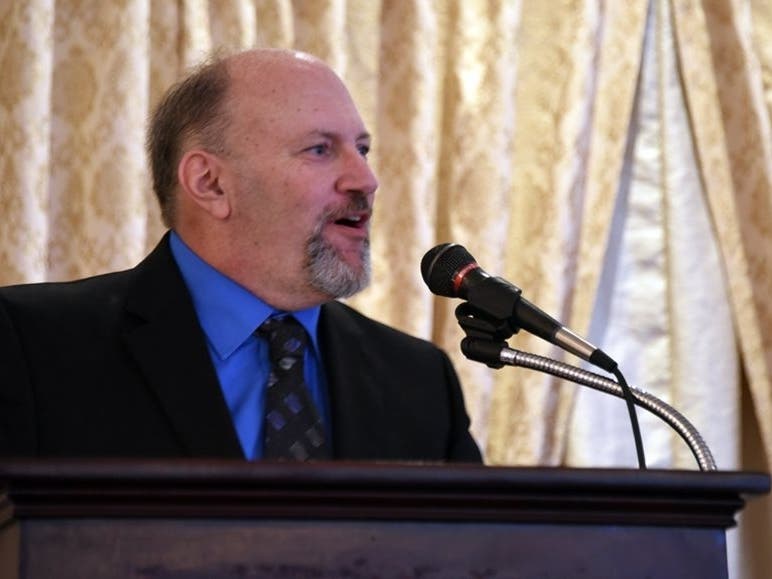 Connecticut Sports Writers' Alliance president Tim Jensen of Patch Media Corp.