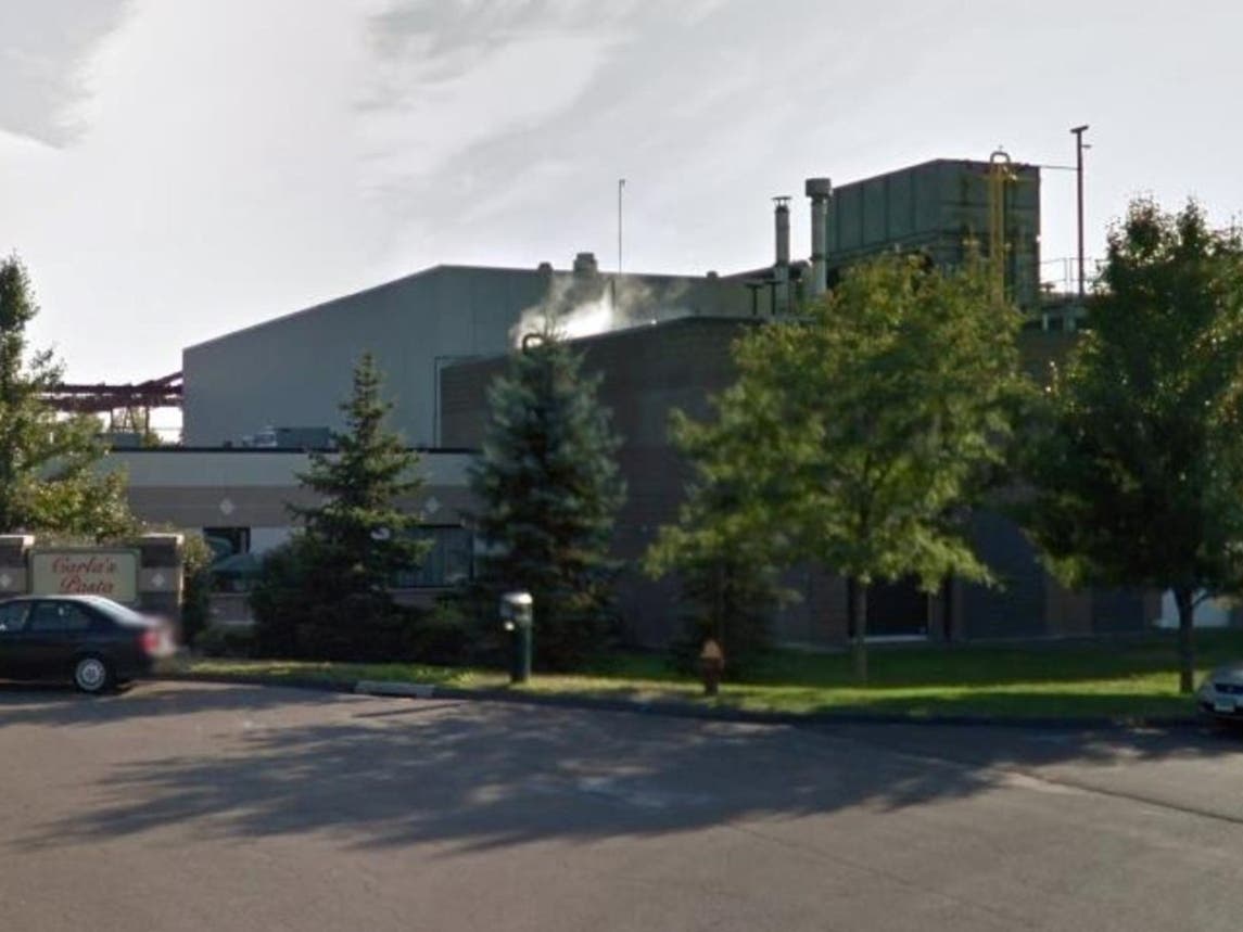 An employee at Carla's Pasta in South Windsor was severely injured when his arm became caught in a piece of heavy-duty machinery.