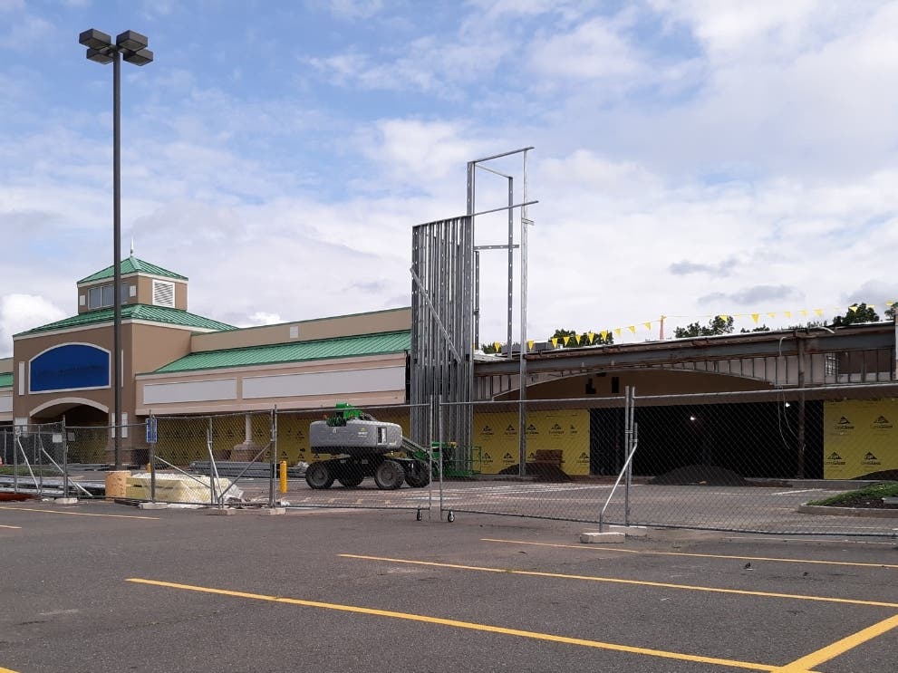 Site of the new Burlington Coat Factory location in Brookside Plaza.