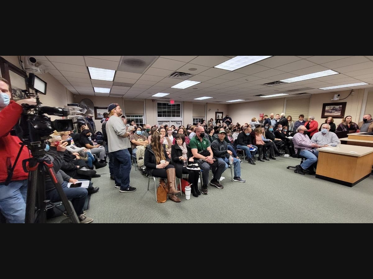 Tuesday night's Enfield Board of Education meeting devoted a considerable amount of time to concerns over masks and a controversial subject.