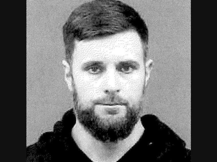 The East Windsor Police Department booking photo of Jesse incince, 37, of Ellington.