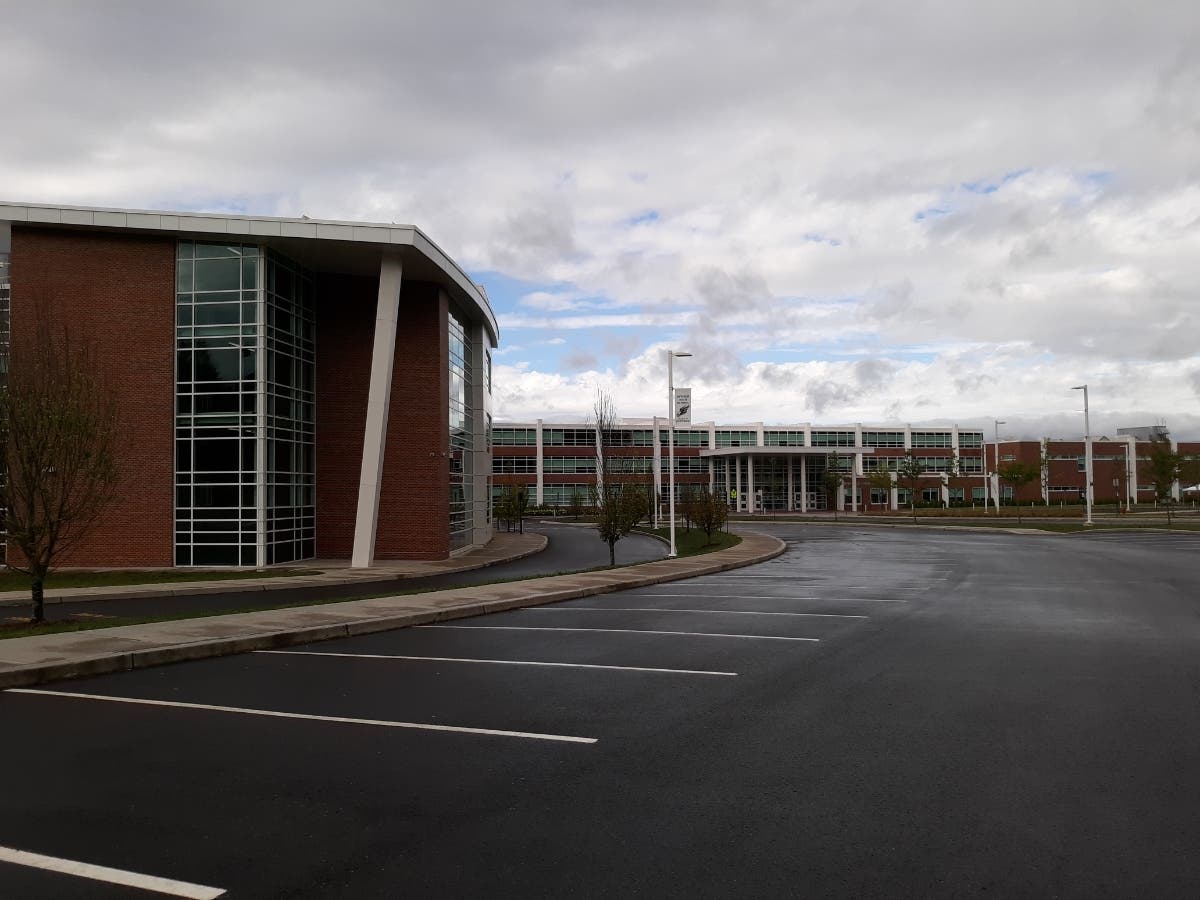 Nothing was found during a sweep of Enfield High School lockers which lasted about 30 minutes Wednesday morning, according to police officials.