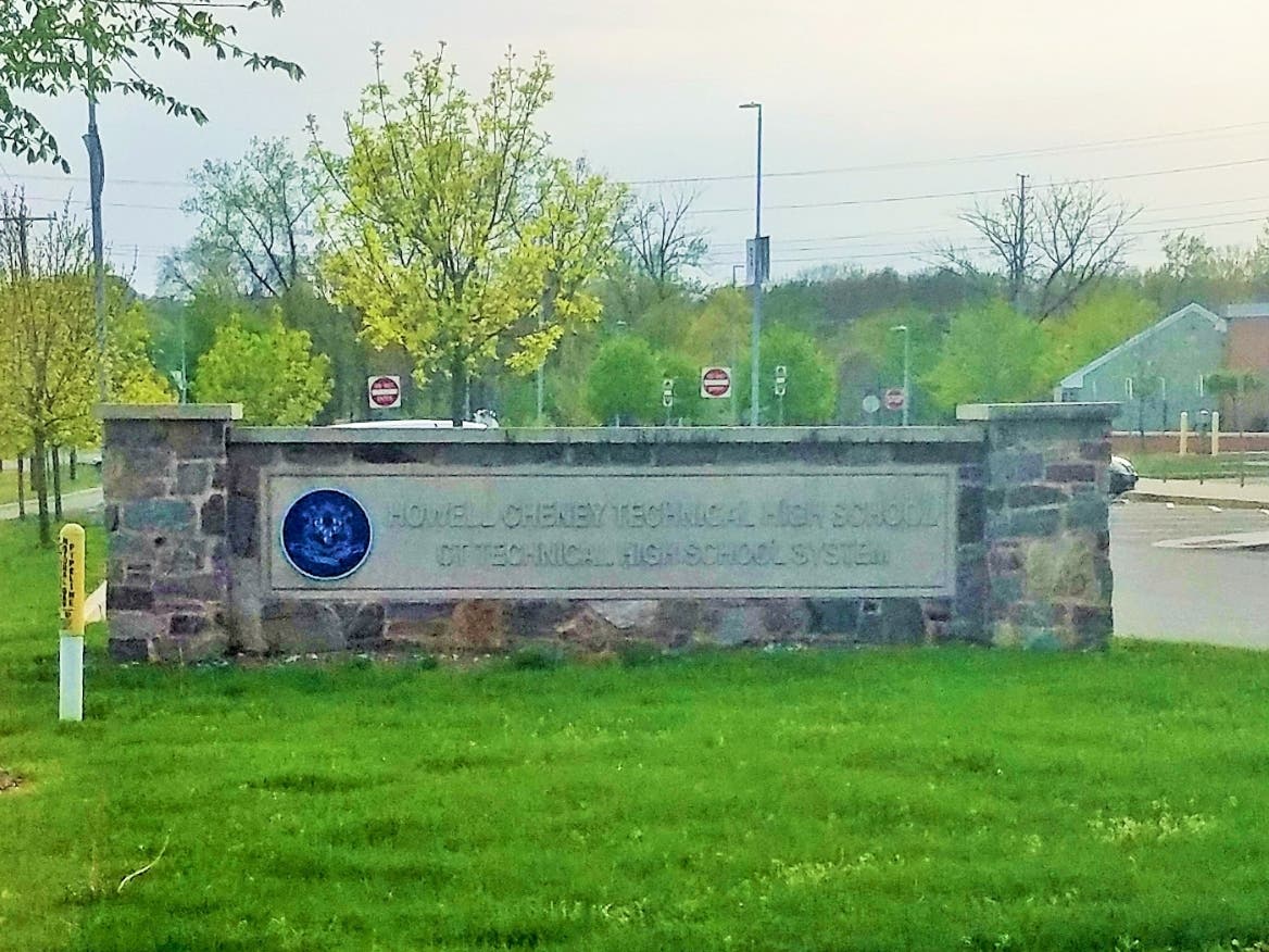 Top academic achievers from Ellington and Somers for the third marking period of 2021-22 are recognized at Cheney Tech High School in Manchester.