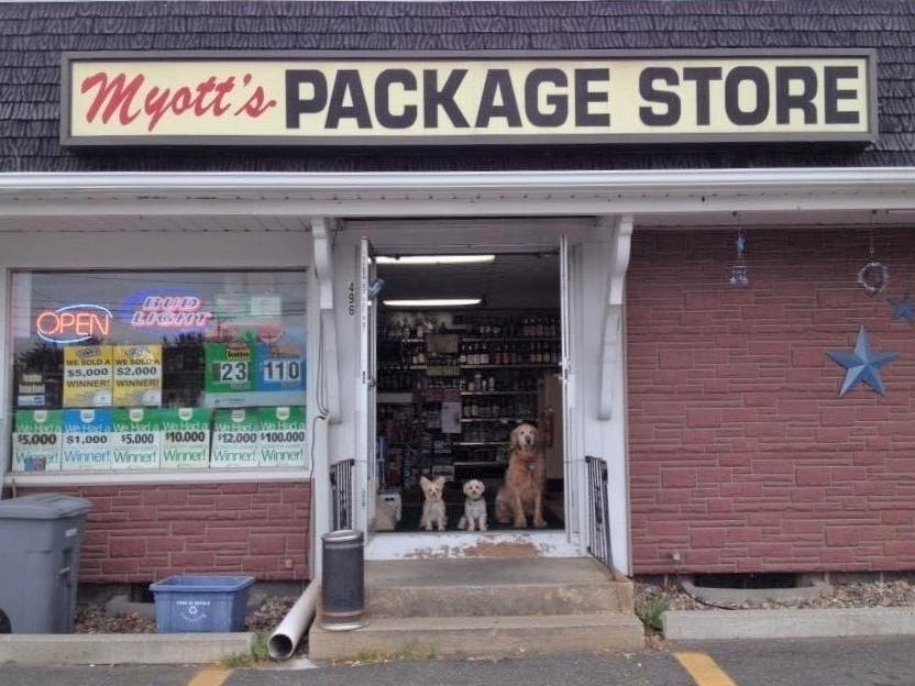For more than 40 years, Myott's Package Store was a centerpiece of Enfield Street businesses.