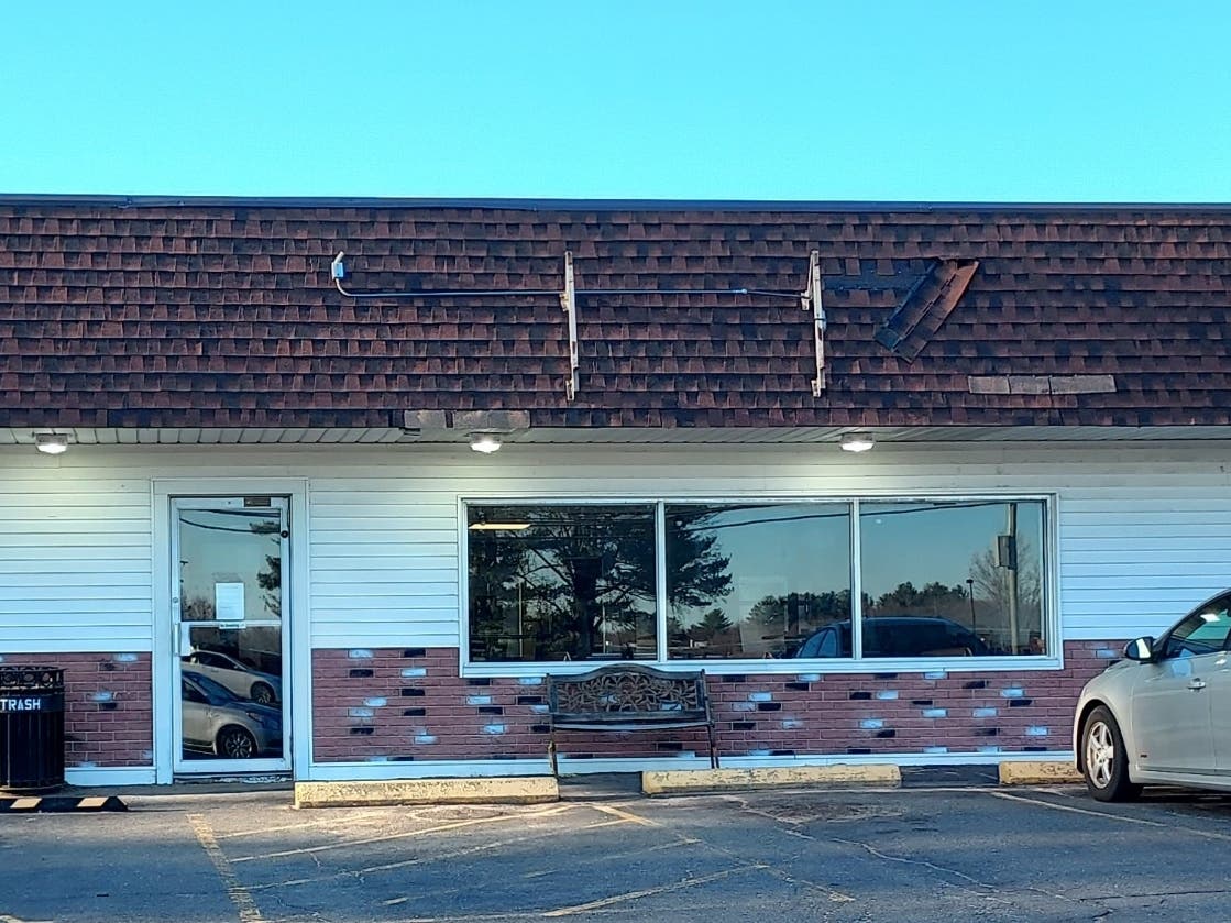 The former Subway sandwich shop site in the Riverview Plaza on Elm Street in Enfield.
