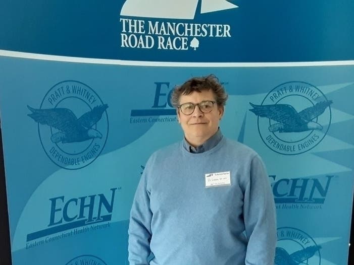 Dr. Leslie Wrixon of Glastonbury is the 2023 recipient of the President's Award from the Connecticut Sports Media Alliance.