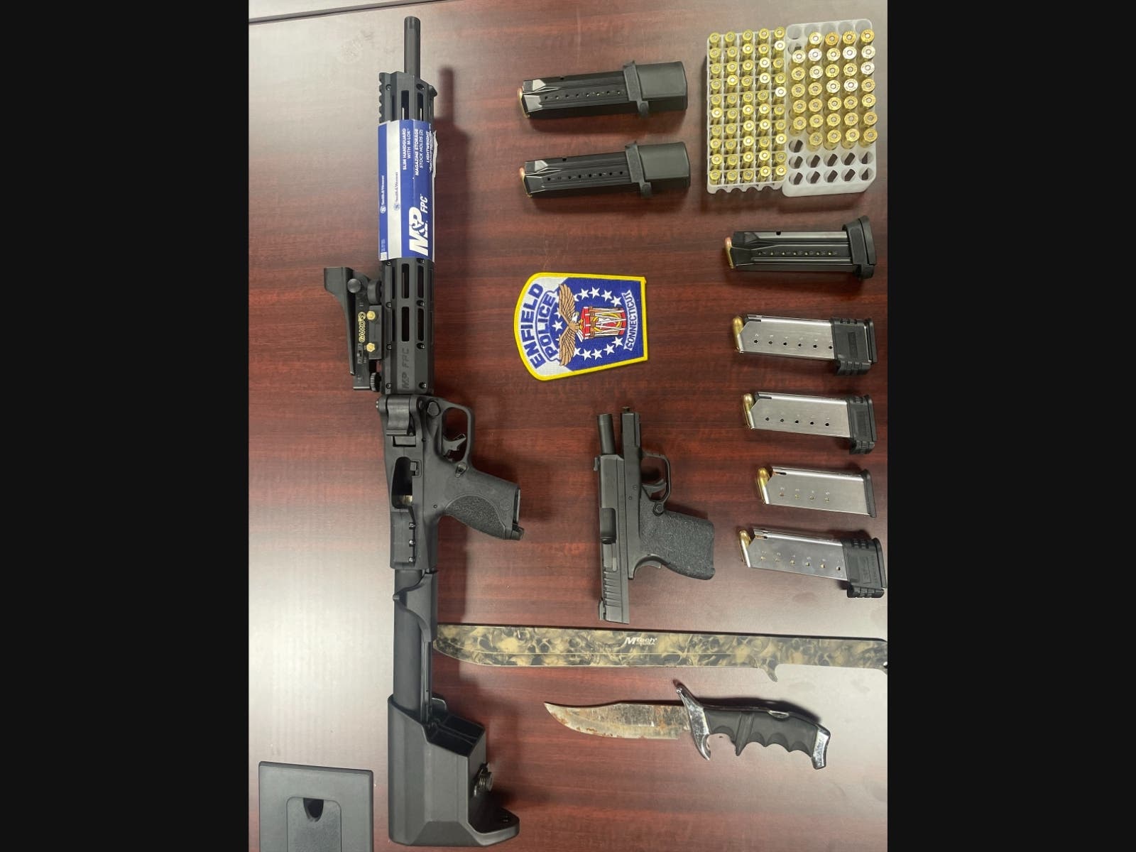 Illegal Weapons, Ammunition Seized During Enfield Traffic Stop - Vimarsana News