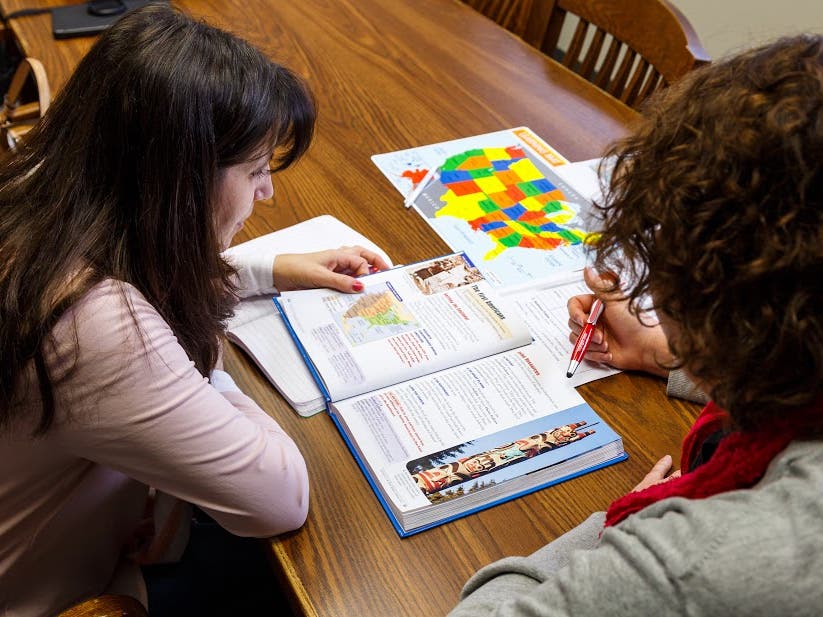 Tutors and students most often meet at local libraries