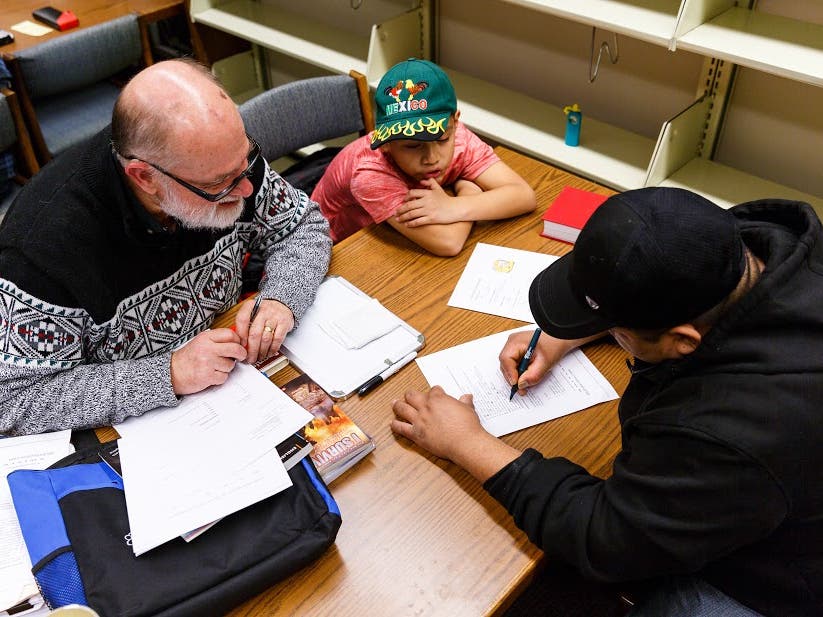 Many tutors and students meet at local libraries
