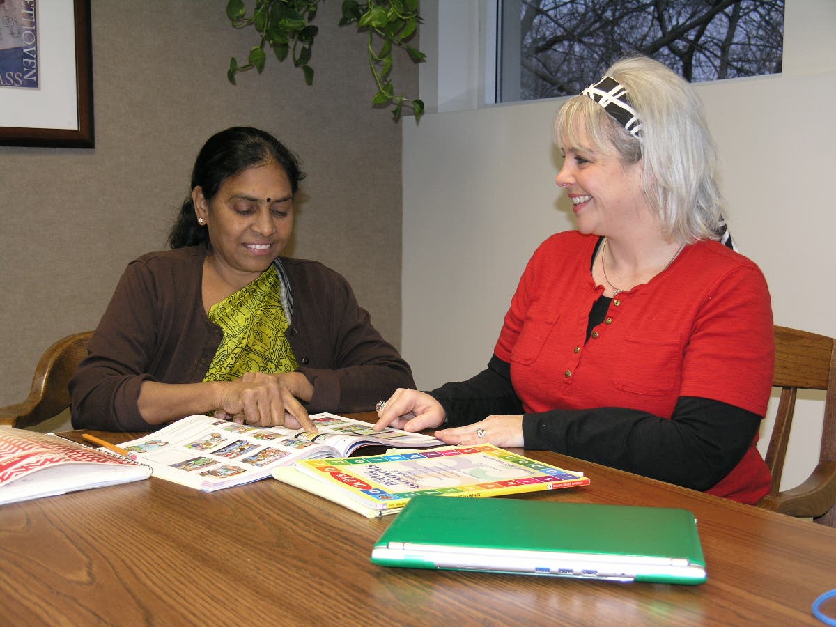 Most tutors meet with their adult students at local libraries.