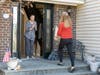 Delia delivers bagels to seniors who are self-quarantined.