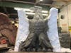Restoration efforts have begun on the eagle that will be installed on the roof of the Historical Museum building after façade work is complete and additional funds have been raised.