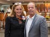 Nassau County Legislator Delia DeRiggi-Whitton and her husband Richard Valicenti during the County Legislature’s swearing-in ceremony on January 10 in the Legislative Chambers..