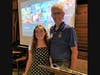 Allison Lourenco, a senior at Pleasanton Foothill High School, was awarded Pleasanton North Rotary's 2021 Chuck Pickens Memorial Scholarship. She is shown with Kevin Greenlee, PNR Youth Services Chair.  