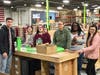 Robert Morris University Illinois students are contributing service hours at Bernie's Book Bank in Lake Bluff.