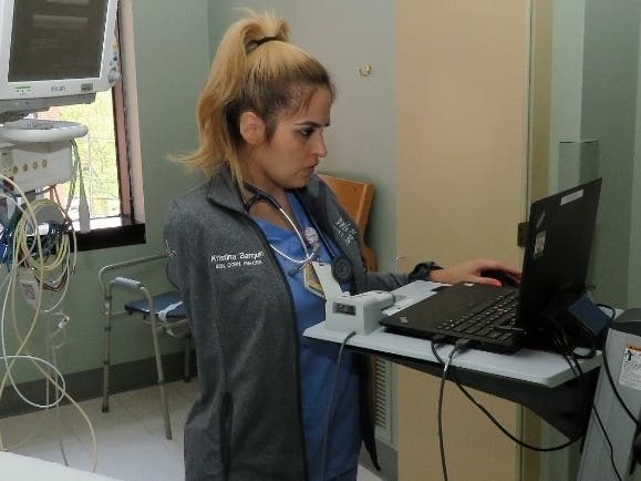 Kristina DeJesus Barquin lost her arm in a boating accident in 2017. She recovered, adapted and returned to work.