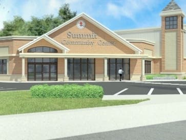 Newly-renovated facility is celebrating with a party. 