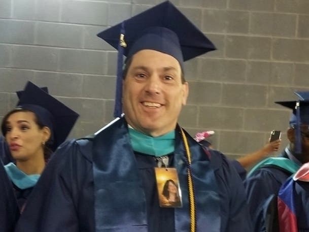 Darren Dachisen earned a master's degree from Fairleigh Dickinson University. 