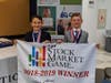 Caden Barber and Nick Pacchia grew a portfolio 20 percent in the year-long competition. 