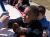 Beloved stuffed toys were cleaned, repaired and returned to children as part of an initiative to empower parents.