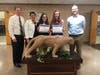 CHS principal Darren Groh, CHS counselor Andrea Murphy, Talia Miller, Moira Horan, CHS counselor Mark Maka.