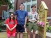 Matt Goldstein led the charge to create a sensory garden space for ECLC. 