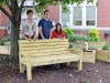 Matt Goldstein led the charge to create a sensory garden space for ECLC. 