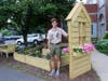 Matt Goldstein led the charge to create a sensory garden space for ECLC. 