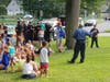U.S. Representative Mikie Sherrill and McGruff the crime dog lent their gravitas to the community event. 