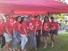 The annual event fought crime through community engagement with food, games and music designed to 'give crime a going away party.'