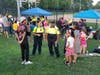 The annual event fought crime through community engagement with food, games and music designed to 'give crime a going away party.'