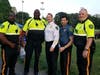 The annual event fought crime through community engagement with food, games and music designed to 'give crime a going away party.'