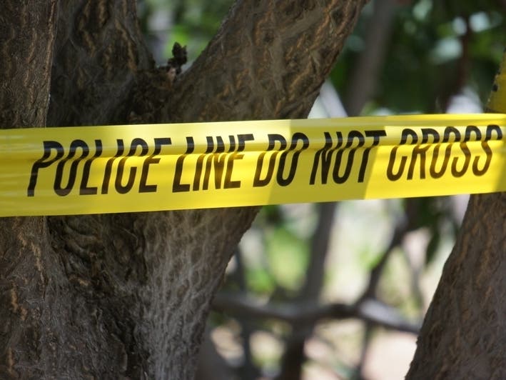 Two armed, masked men broke into a couple's home on Lombardy Place and demanded money, authorities said. 