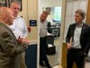 Tom Malinowski spoke with Cranford First Responders last week. 