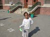 Celine Karl did a dry run before school started this week in South Orange. 