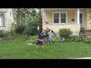 Maplewood's Amanda Dorset did a cartwheel in front of son Nate, who headed off to Seth Boyden and daughter Annie who started her junior year at Cumberland High. 