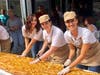 The culinary creation was part of their one-year anniversary celebration.