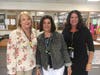 Cindy Eager (left), Rena Leo (center), and Suzanne Bassalino (right) wear their yellow ribbons in the front office of CHS for Suicide Awareness in September. 
